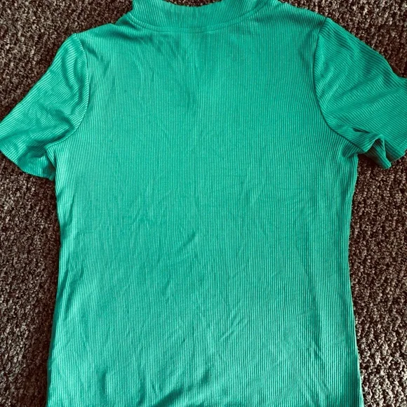Justice Teal Sporty Top with Black Accents - Picture 4 of 4